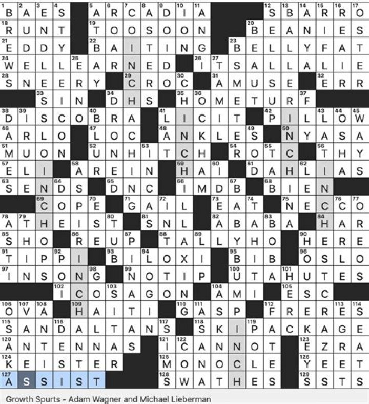 1982 Stevie Wonder hit NYT Crossword Clue
