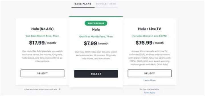 A basic Hulu plan includes them