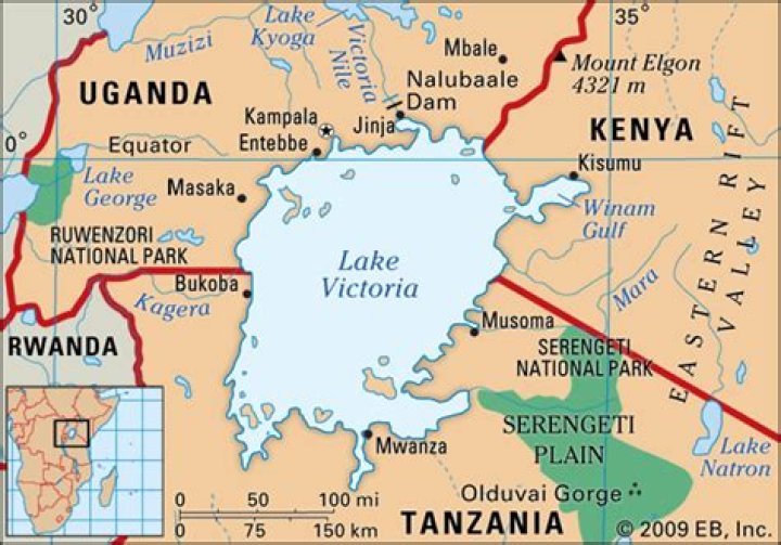 African river that starts at Lake Victoria