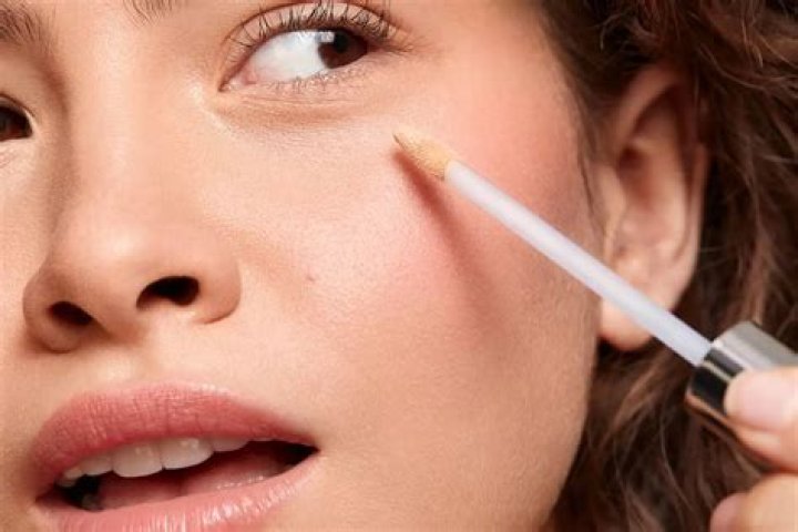 Apply lightly as under-eye concealer