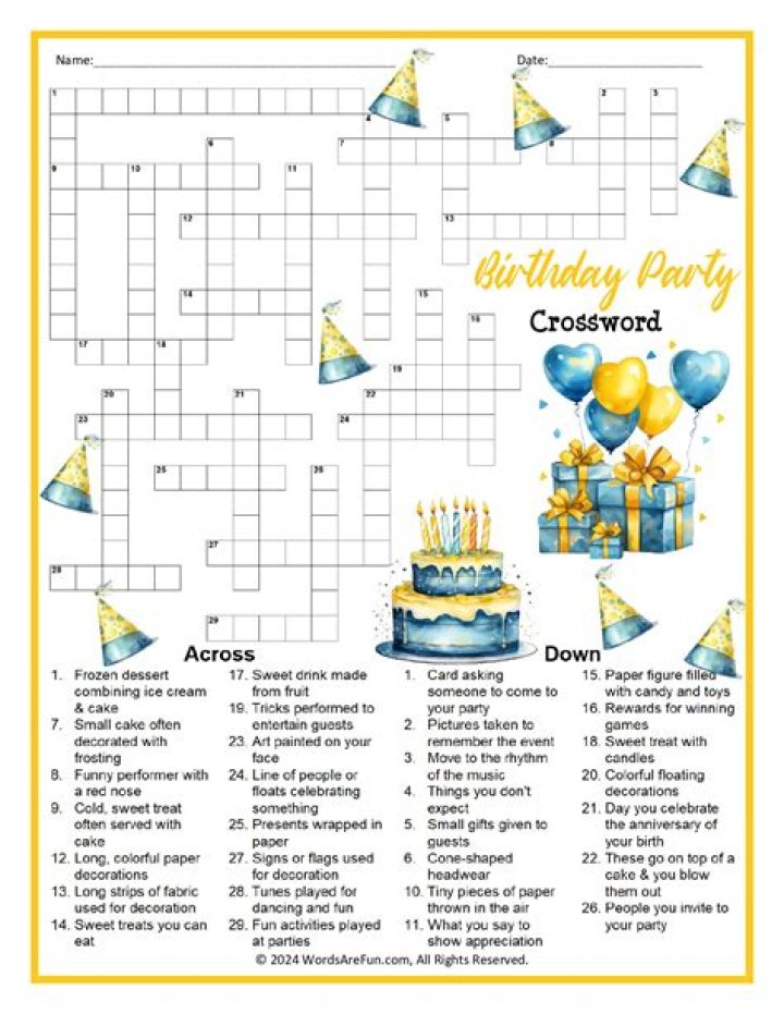 Big wheel at a party? Crossword Clue