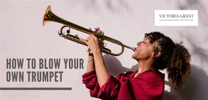 Blow one's own trumpet