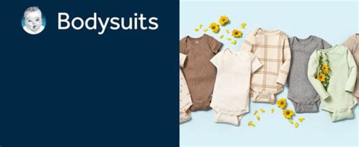 Bodysuits worn by babies