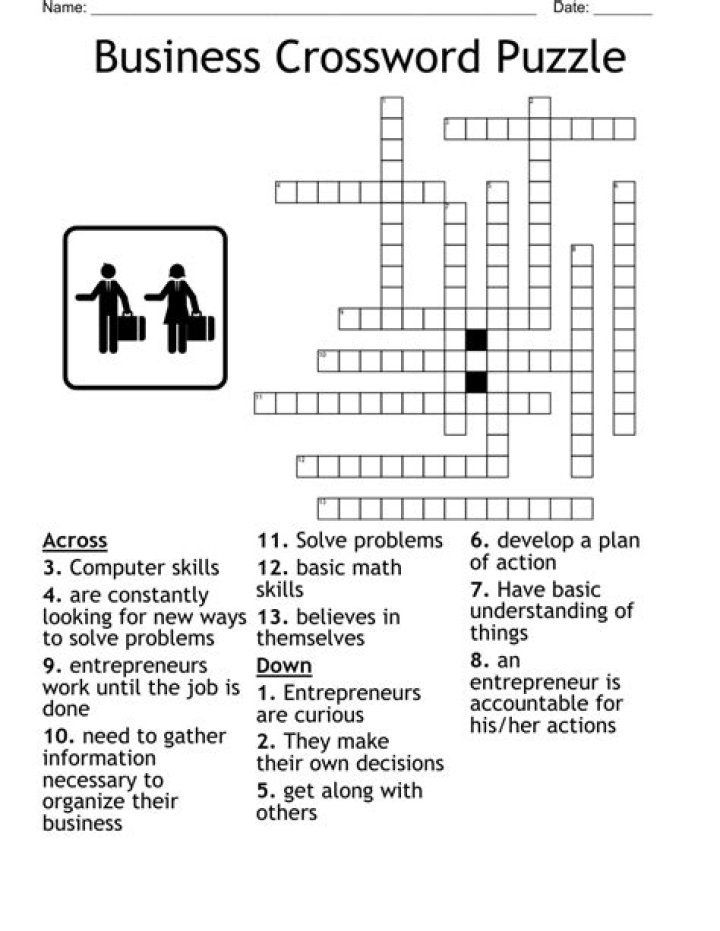 Business ___ Crossword Clue