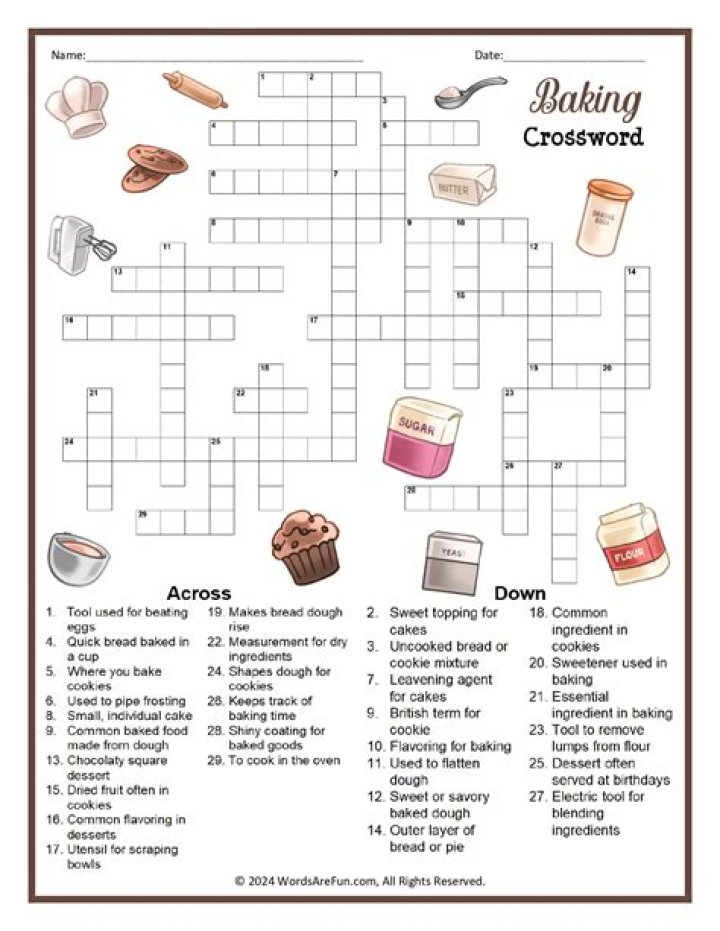 Butter Up, While Baking Crossword Clue Daily Themed Mini
