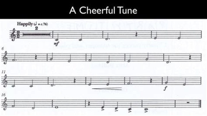 Cheerful tune