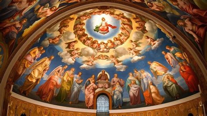 Circle above a holy person's head
