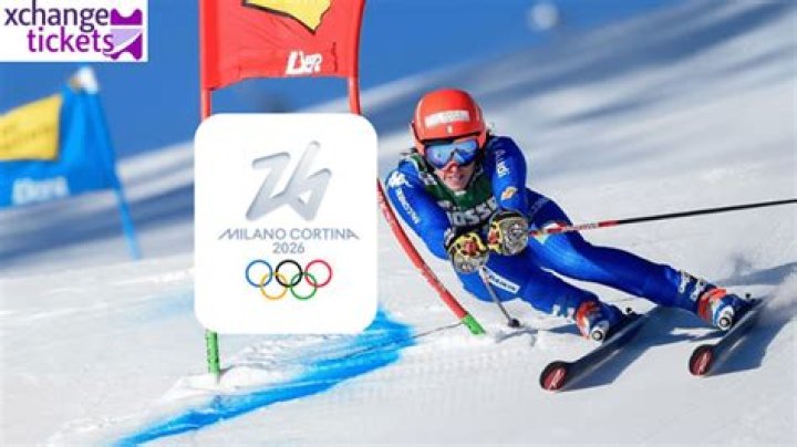 Competes in alpine events at the Olympics say