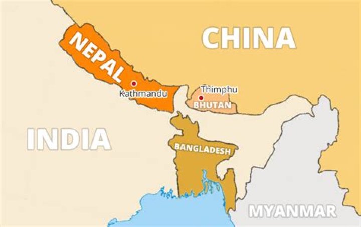 Continent that includes Bhutan and Nepal