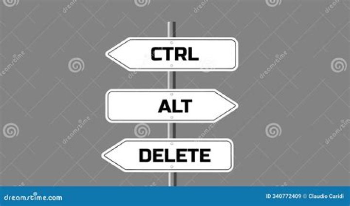 Ctrl Alt or Delete