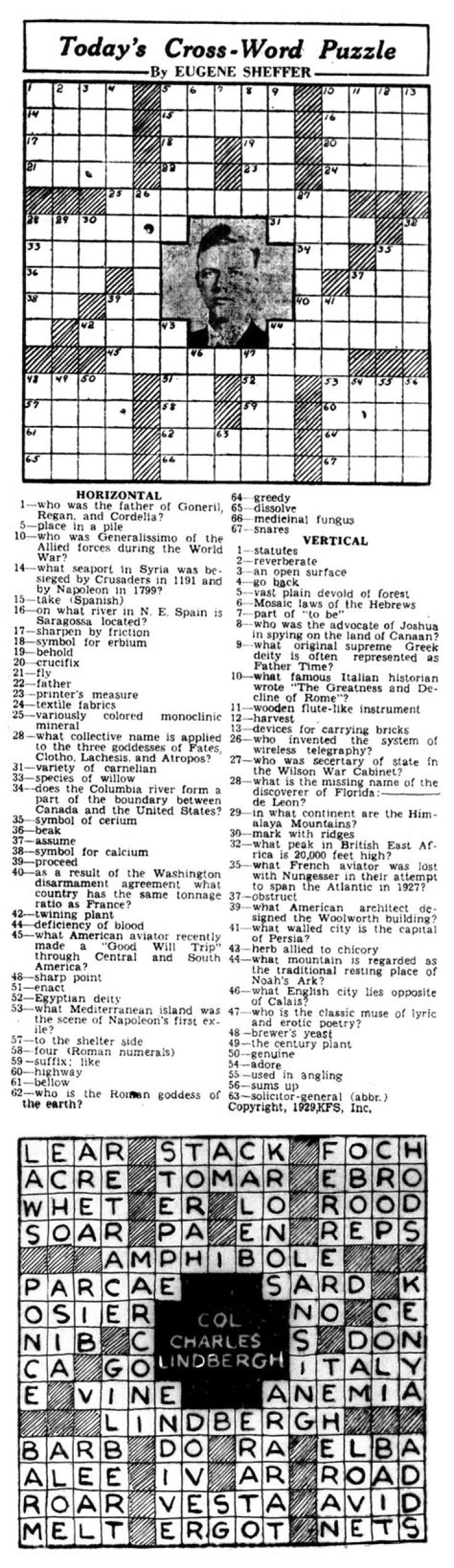 D-Day vessel Crossword Clue Eugene Sheffer