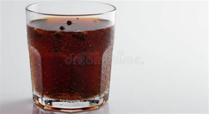Dark brown soft drink