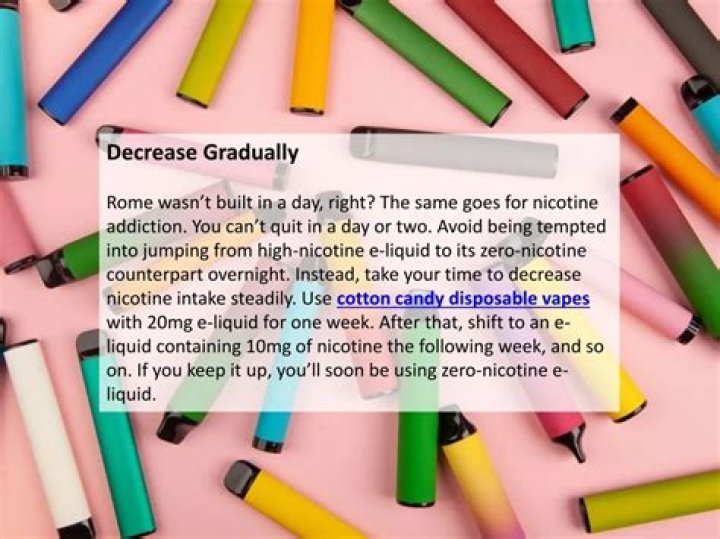 Decrease gradually