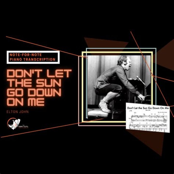 Don't Let the Sun Go Down ___ (Elton John hit): 2 wds.