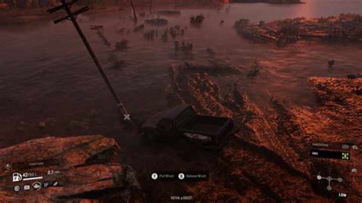 ___ down (stuck as in mud)