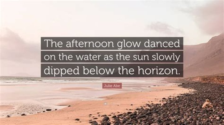 Drops below the horizon as the sun