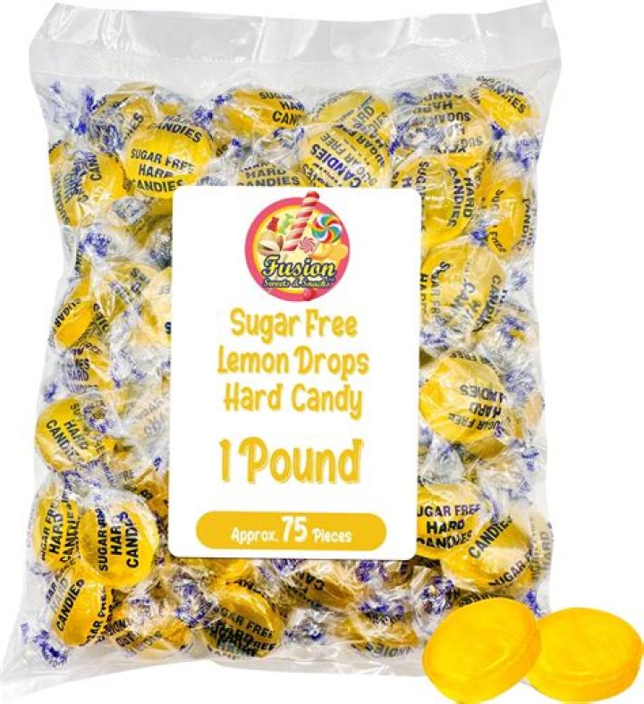 ___ drops (yellow hard candy)