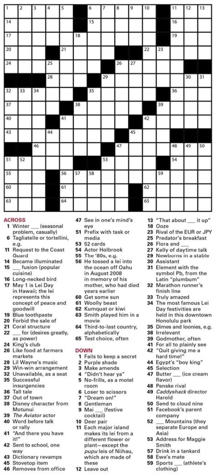 Expert guide, maybe Wall Street Crossword Clue, WSJ 6 letters Answer