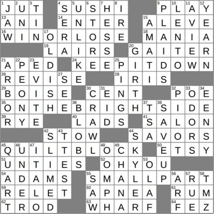 Extra-bright Crossword Clue
