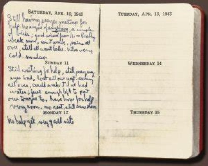 First word of some letters and diary entries