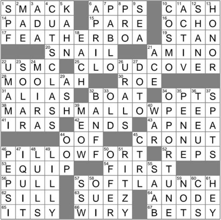 Flaky, syrupy pastry NYT Crossword Clue