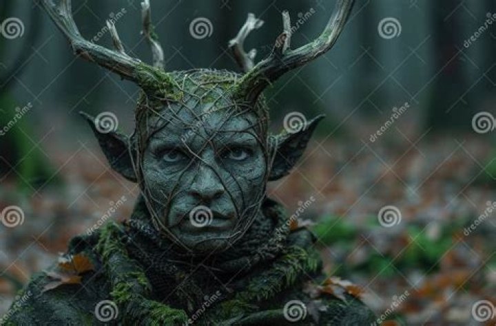 Forest creature with antlers