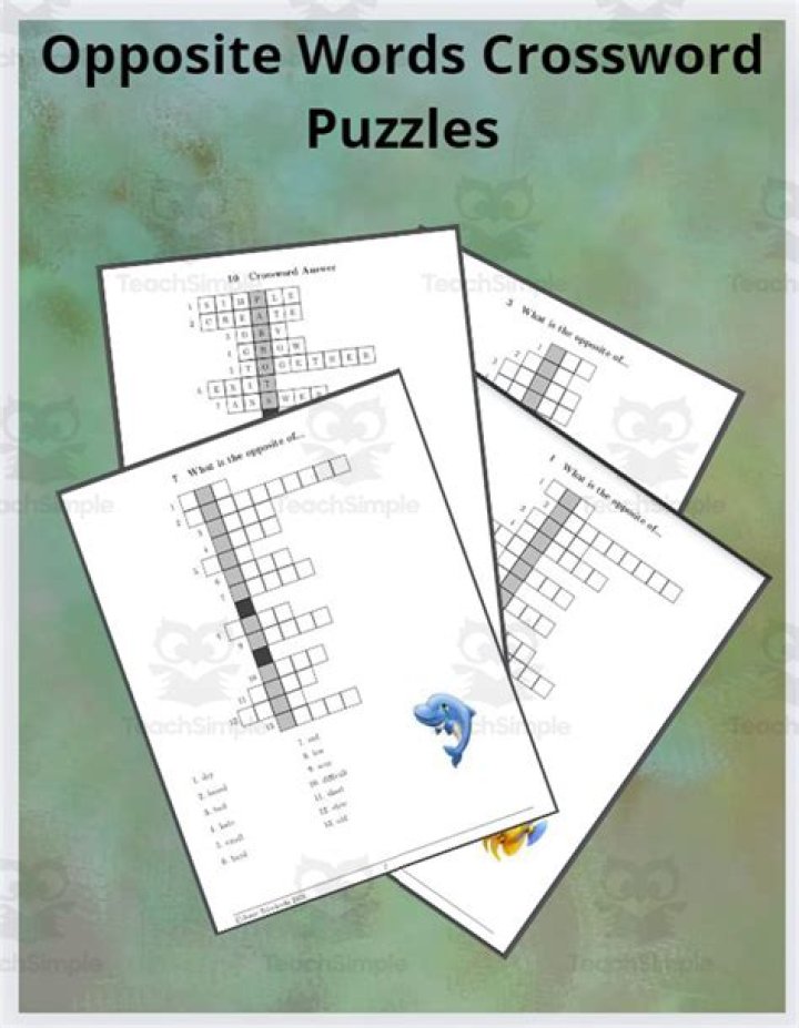 Friends’ opposite Crossword Clue