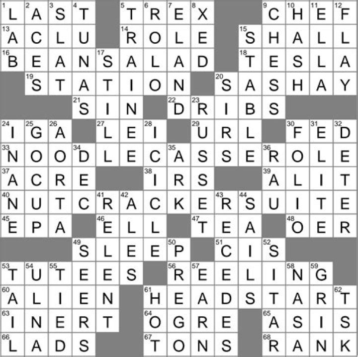 Fruit container Crossword Clue