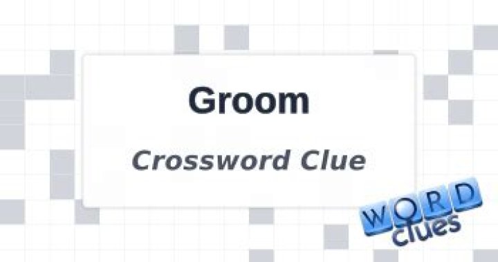 Groom Crossword Clue