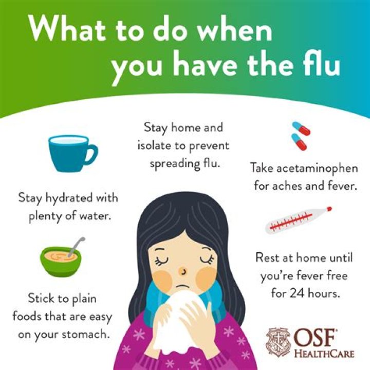 Have the flu perhaps