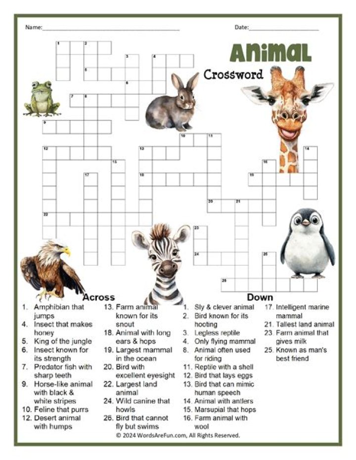 Haven, as for endangered wildlife Crossword Clue