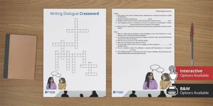 Heavy on the dialogue Crossword Clue NYT