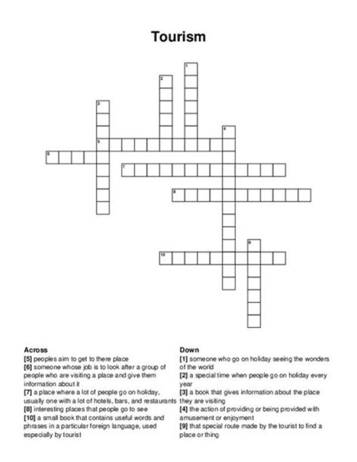 Illustration for an ill tourist? Crossword Clue