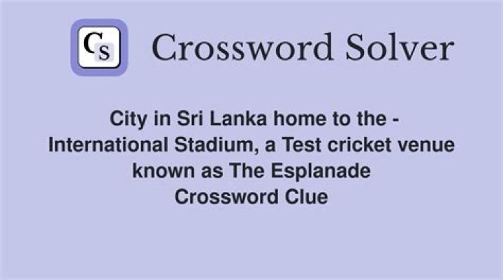 International cricket powerhouse Crossword Clue
