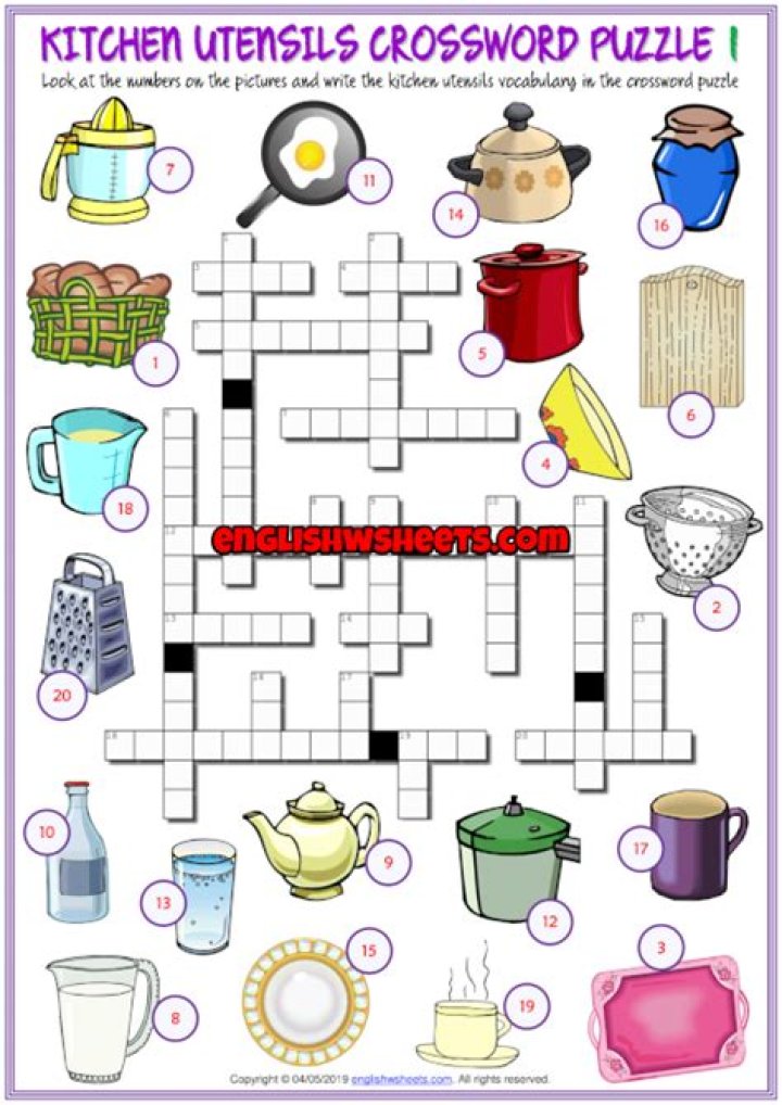 Kitchen gadget NYT Crossword Clue