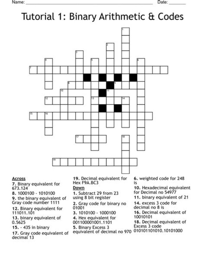 LA Times Binary digits Crossword Clue Answers with 4 letters