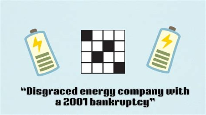 LA Times Disgraced energy firm 5 letters Crossword Clue