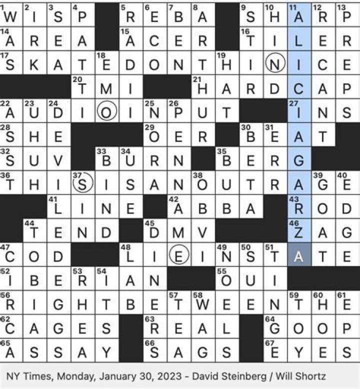 LA Times *Folded missile in a classroom Crossword Clue