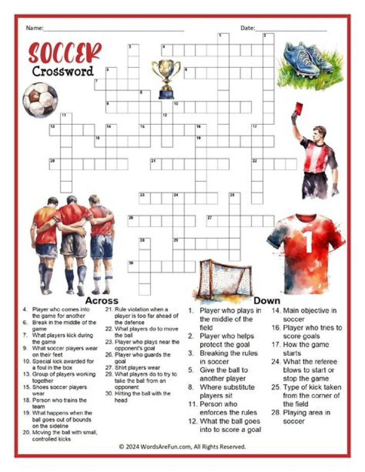 LA Times Penalize in soccer Crossword Clue Answers with 4 letters