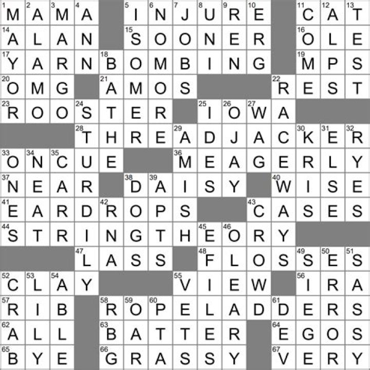 LA Times Vegetable pod also called lady's fingers Crossword Clue Answers with 4 letters