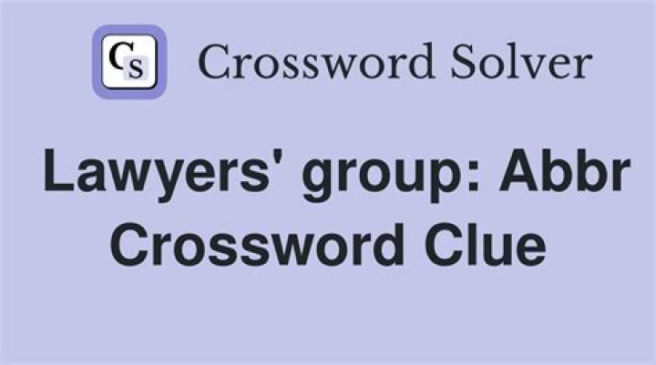 Lawyers' group: Abbr.
