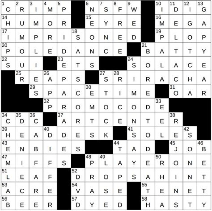 Like some suspects Crossword Clue