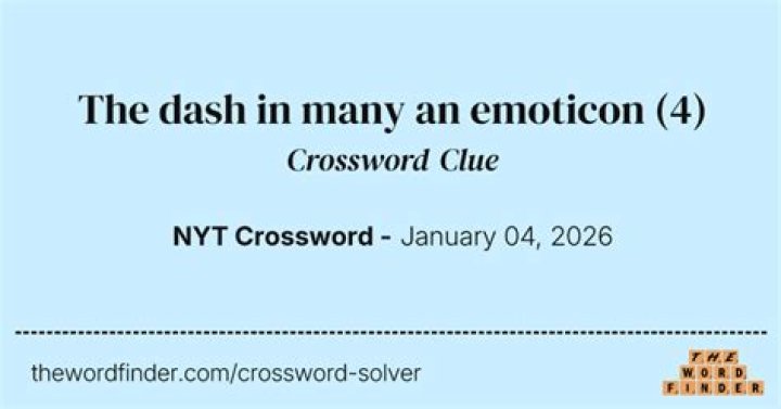 Many an emoticon Crossword Clue