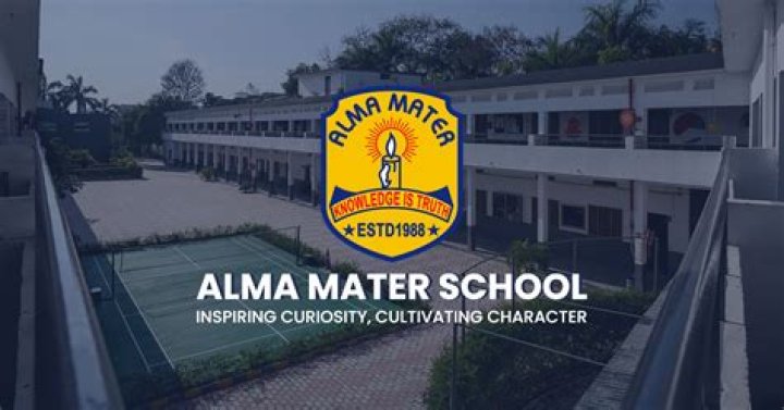 ___ mater (school you once attended)