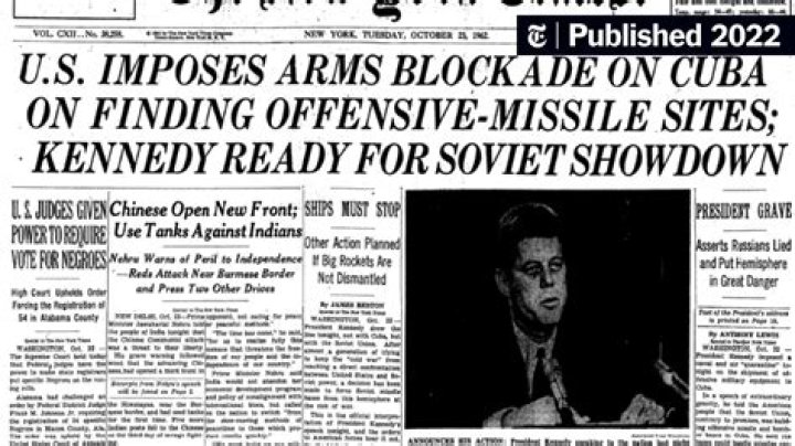___ Missile Crisis (1962 confrontation)