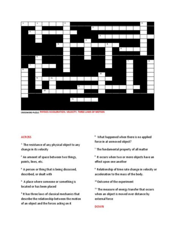 Newsday PLANETARY ACCELERATION Crossword Puzzle Clue Answers