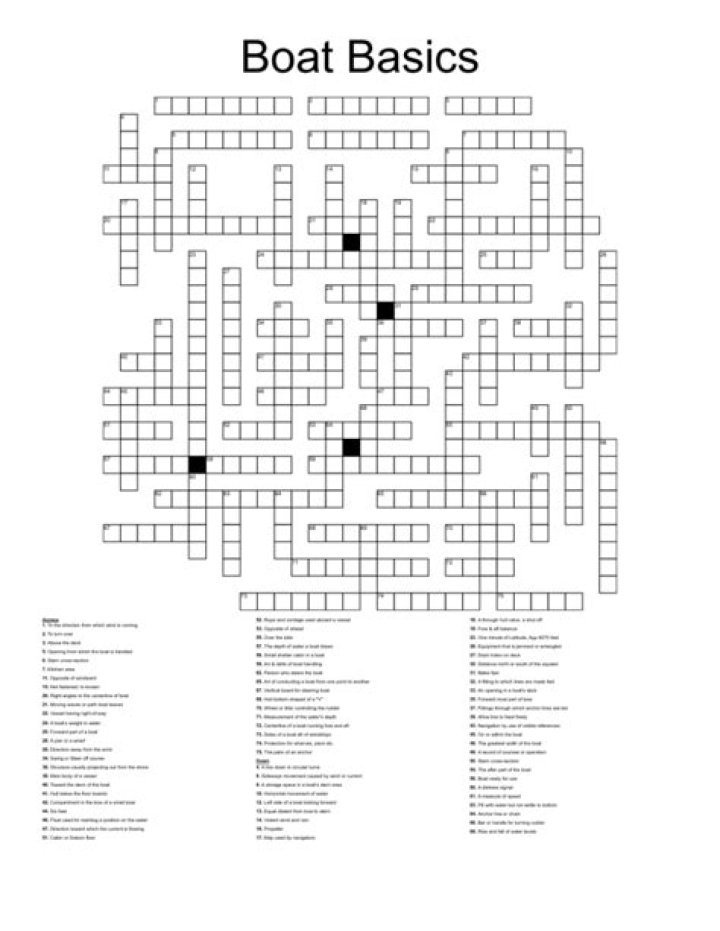 NYT Trash-hauling boat Crossword Clue Answers with 4 letters