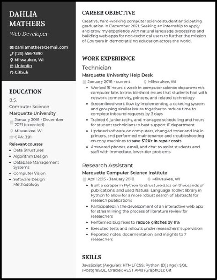 ___ of interest (something mentioned in a résumé)
