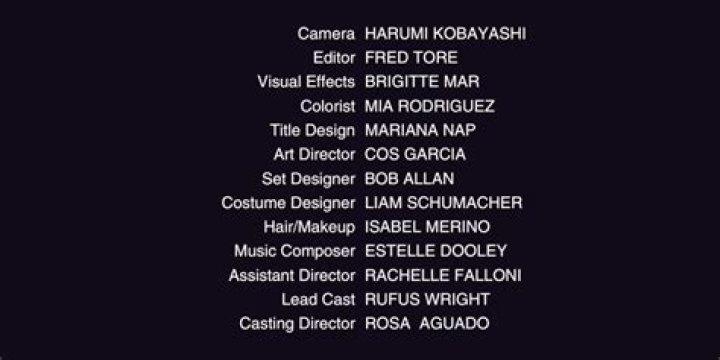 Opening credits sequence for short