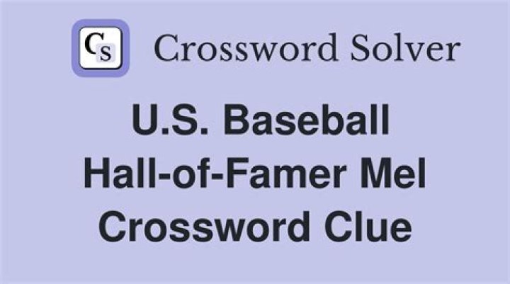 Orlando in the Baseball Hall of Fame Crossword Clue Universal Answer
